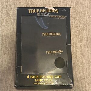 True Religion 4 pack tank tops